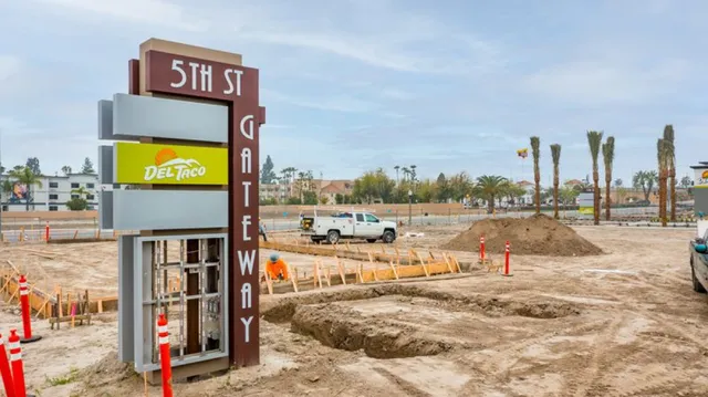 7-Eleven with Fuel Station, San Bernardino — construction photo 1