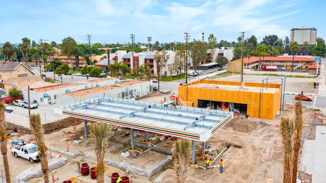 7-Eleven with Fuel Station, San Bernardino — construction photo 12
