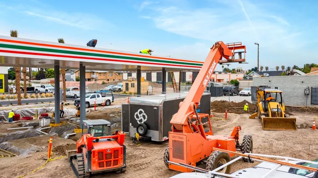 7-Eleven with Fuel Station, San Bernardino — construction photo 13
